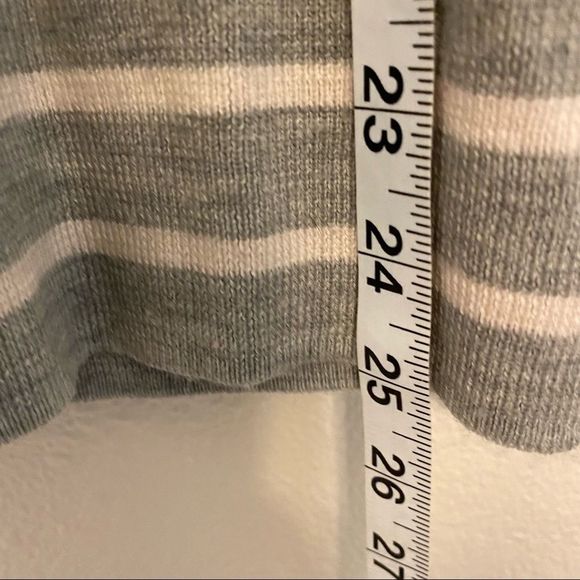 Banana Republic striped turtleneck long sleeve Merino Wool lightweight sweater-M - Picture 5 of 11